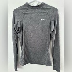 Xcel premium stretch t-shirt, grey, men's/women's, size XL